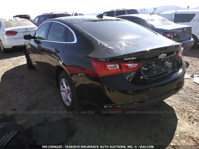 1G1ZB5ST8JF215865 - 2018 CHEVROLET MALIBU LS 黑色 照片 3