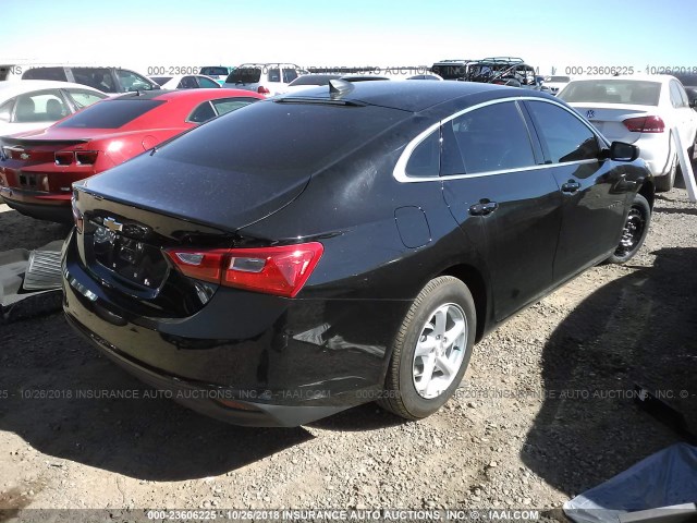 1G1ZB5ST8JF215865 - 2018 CHEVROLET MALIBU LS 黑色 照片 4