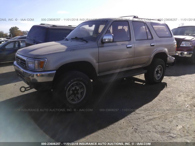 JT3VN39W9S0200012 - 1995 TOYOTA 4RUNNER VN39 SR5 金色 照片 2