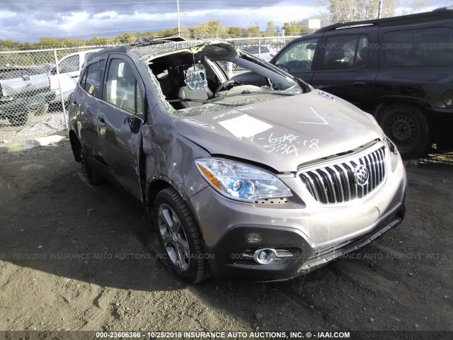 KL4CJFSB2DB210261 - 2013 BUICK ENCORE CONVENIENCE 棕色 照片 1