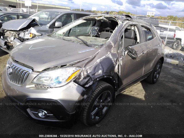 KL4CJFSB2DB210261 - 2013 BUICK ENCORE CONVENIENCE 棕色 照片 2