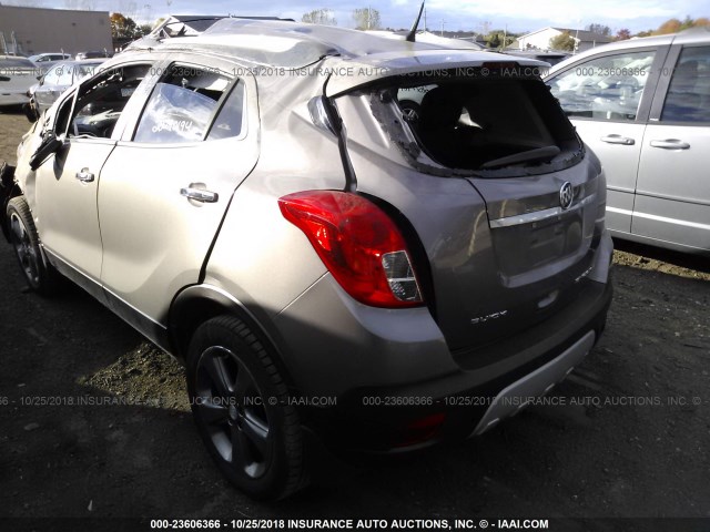 KL4CJFSB2DB210261 - 2013 BUICK ENCORE CONVENIENCE 棕色 照片 3