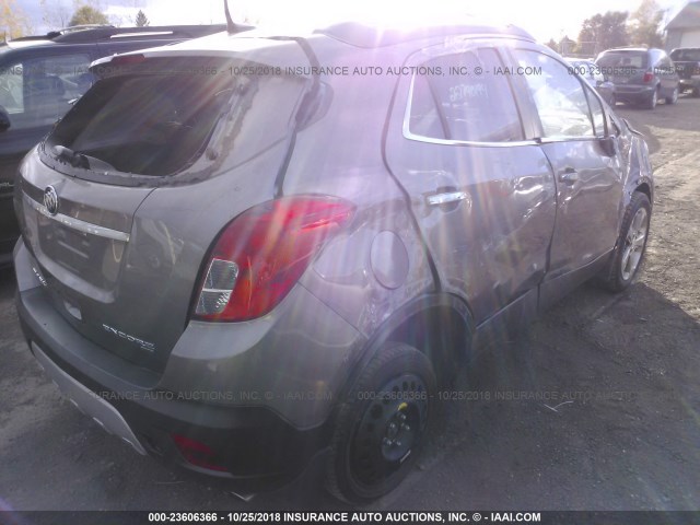 KL4CJFSB2DB210261 - 2013 BUICK ENCORE CONVENIENCE 棕色 照片 4