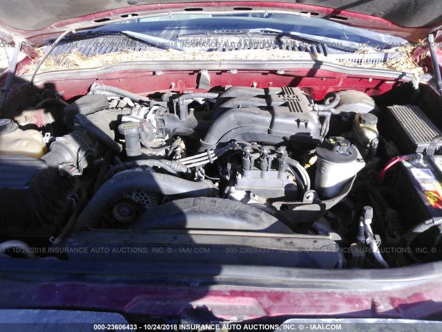 1FMZU73KX4ZB22993 - 2004 FORD EXPLORER XLT/XLT SPORT/NBX 红色 照片 10