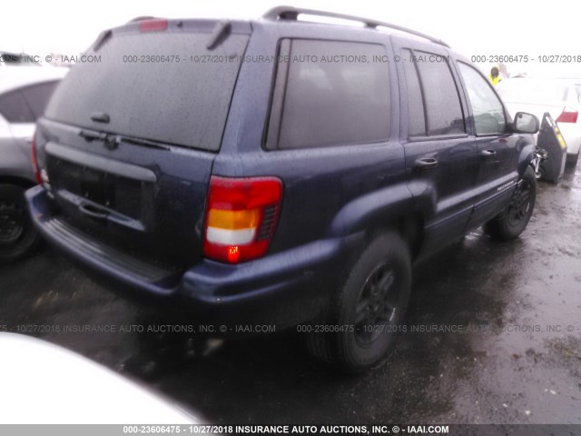 1J4GW48S54C371387 - 2004 JEEP GRAND CHEROKEE LAREDO/COLUMBIA/FREEDOM 蓝色 照片 4