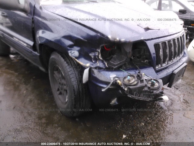 1J4GW48S54C371387 - 2004 JEEP GRAND CHEROKEE LAREDO/COLUMBIA/FREEDOM 蓝色 照片 6