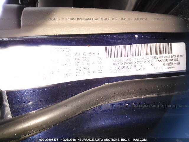 1J4GW48S54C371387 - 2004 JEEP GRAND CHEROKEE LAREDO/COLUMBIA/FREEDOM 蓝色 照片 9