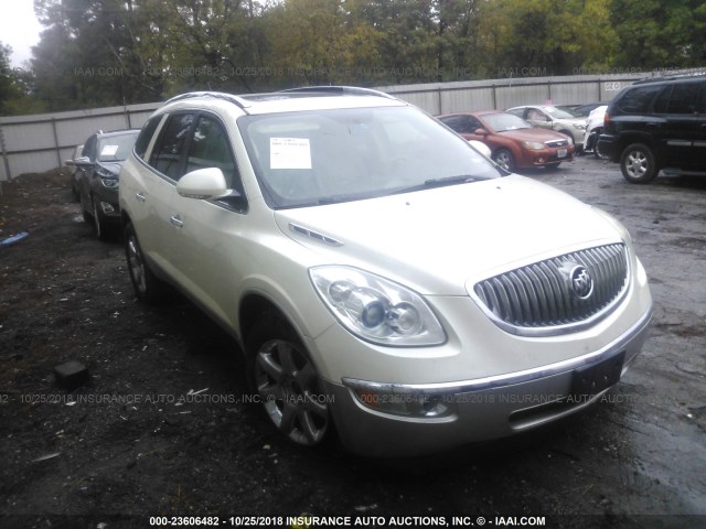 5GAER23D99J137923 - 2009 BUICK ENCLAVE CXL WHITE photo 1