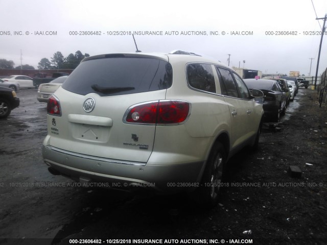 5GAER23D99J137923 - 2009 BUICK ENCLAVE CXL WHITE photo 4