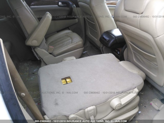 5GAER23D99J137923 - 2009 BUICK ENCLAVE CXL თეთრი ფოტო 8