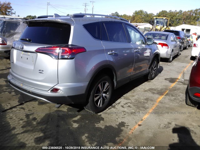 2T3RFREV7JW808793 - 2018 TOYOTA RAV4 ADVENTURE/XLE 银色 照片 4