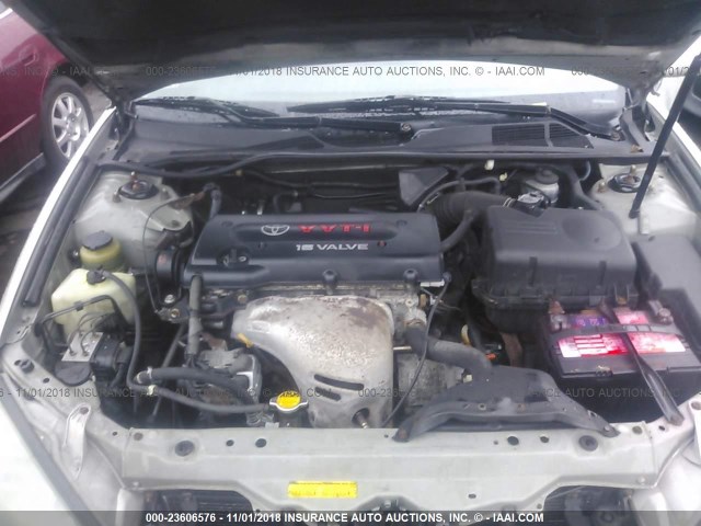 4T1BE32K53U136112 - 2003 TOYOTA CAMRY LE/XLE/SE GRAY photo 10