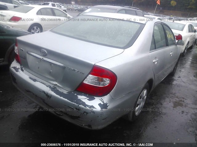 4T1BE32K53U136112 - 2003 TOYOTA CAMRY LE/XLE/SE GRAY photo 4