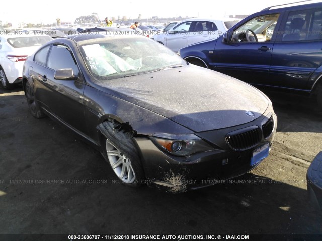 WBAEH73484B190501 - 2004 BMW 645 CI AUTOMATIC GRAY photo 1