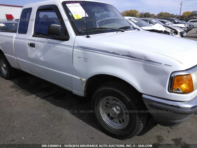 1FTCR14A3SPA39235 - 1995 FORD RANGER SUPER CAB WHITE photo 6