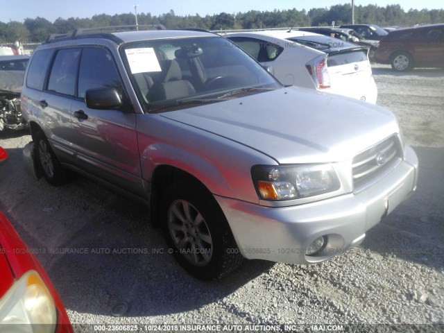 JF1SG65615G734123 - 2005 SUBARU FORESTER 2.5XS ვერცხლისფერი ფოტო 1