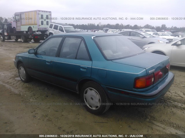 JM1BG2265R0714110 - 1994 MAZDA PROTEGE LX BLUE photo 3