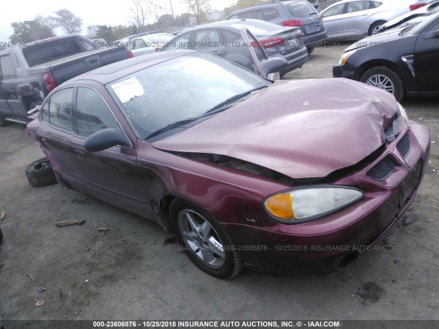 1G2NF52E43M550636 - 2003 PONTIAC GRAND AM SE1 MAROON photo 1