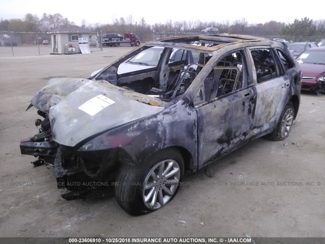 2LMDJ6JK5DBL14314 - 2013 LINCOLN MKX MAROON photo 2