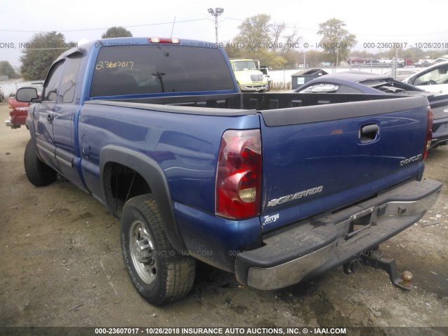 1GCHC29U73E274153 - 2003 CHEVROLET SILVERADO C2500 HEAVY DUTY BLUE photo 3