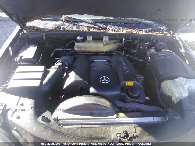 4JGAB54E1YA168037 - 2000 MERCEDES-BENZ ML 320 BLACK photo 10