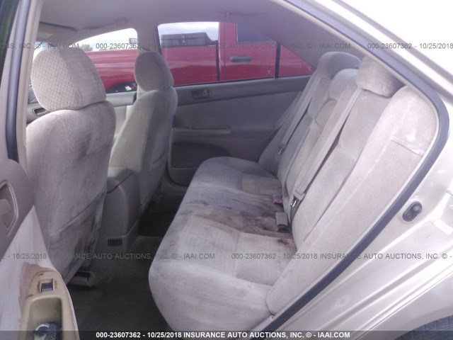 4T1BE32K12U068213 - 2002 TOYOTA CAMRY LE/XLE/SE TAN photo 8
