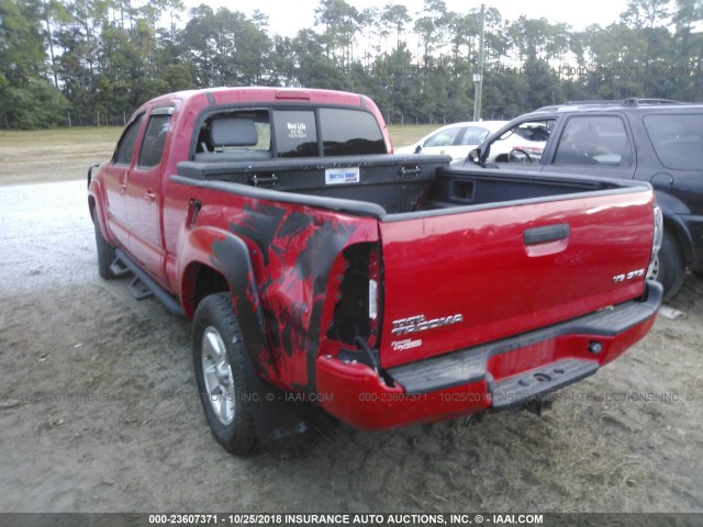 3TMMU52N38M007691 - 2008 TOYOTA TACOMA DOUBLE CAB LONG BED RED photo 6