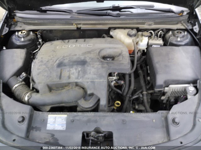 1G1ZH57B09F146034 - 2009 CHEVROLET MALIBU 1LT BLACK photo 10