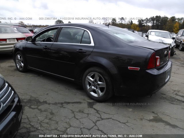 1G1ZH57B09F146034 - 2009 CHEVROLET MALIBU 1LT BLACK photo 3