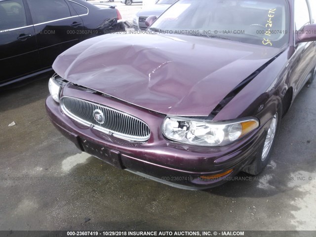 1G4HR54K144124239 - 2004 BUICK LESABRE LIMITED PURPLE photo 6