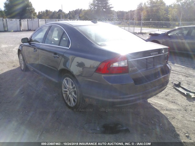 YV1AS982371036188 - 2007 VOLVO S80 3.2 GRAY photo 3