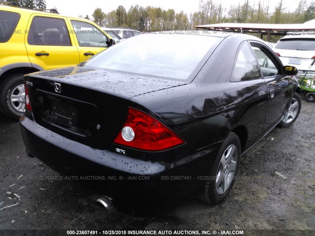 1HGEM21144L051360 - 2004 HONDA CIVIC DX VP BLACK photo 4