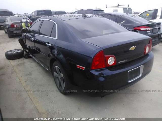 1G1ZC5E05CF259856 - 2012 CHEVROLET MALIBU 1LT 蓝色 照片 3