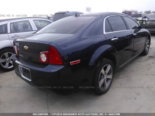 1G1ZC5E05CF259856 - 2012 CHEVROLET MALIBU 1LT 蓝色 照片 4