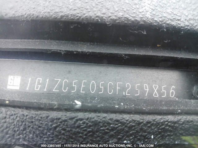 1G1ZC5E05CF259856 - 2012 CHEVROLET MALIBU 1LT 蓝色 照片 9