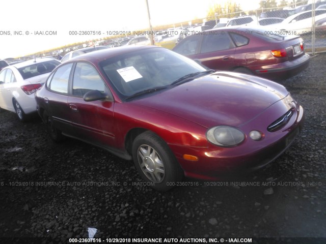 1FAFP52U0XG191087 - 1999 FORD TAURUS LX RED photo 1