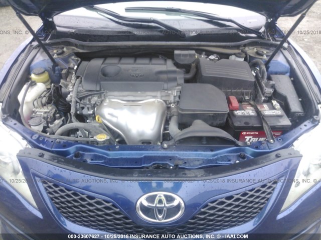 4T1BF3EK8BU598171 - 2011 TOYOTA CAMRY SE/LE/XLE BLUE photo 10