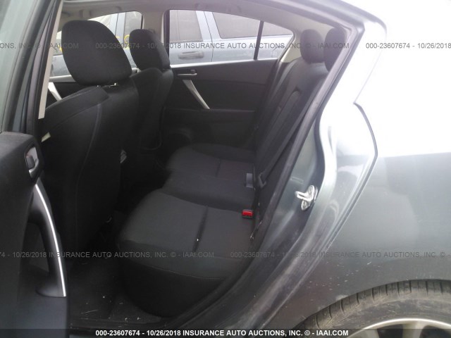 JM1BL1V52C1500380 - 2012 MAZDA 3 S GRAY photo 8