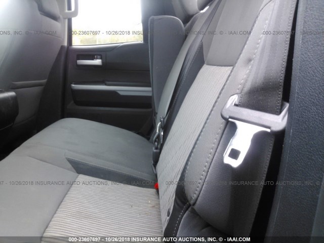 5TFRY5F16EX170004 - 2014 TOYOTA TUNDRA DOUBLE CAB SR/SR5 GRAY photo 8