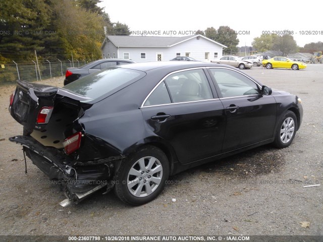 4T4BE46K79R078308 - 2009 TOYOTA CAMRY SE/LE/XLE BLACK photo 4