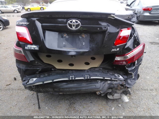 4T4BE46K79R078308 - 2009 TOYOTA CAMRY SE/LE/XLE BLACK photo 6