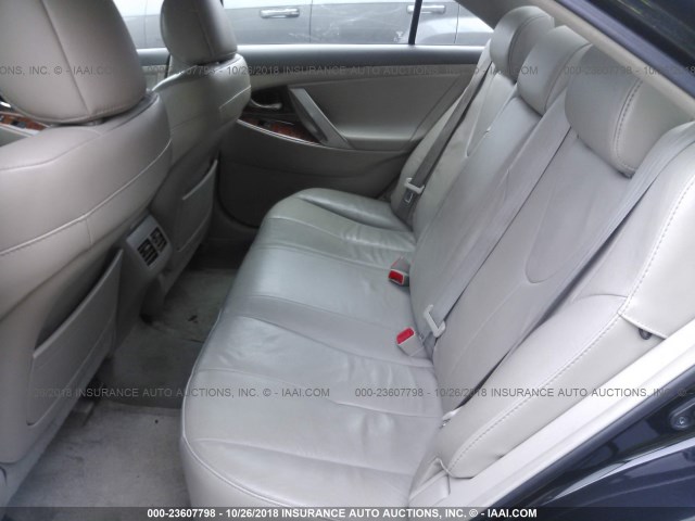 4T4BE46K79R078308 - 2009 TOYOTA CAMRY SE/LE/XLE BLACK photo 8