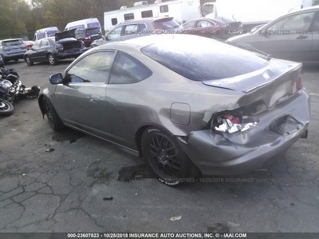 JH4DC53072C030033 - 2002 ACURA RSX TYPE-S Champagne photo 3