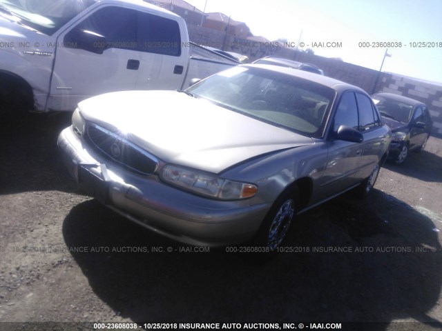 2G4WS52J931176184 - 2003 BUICK CENTURY CUSTOM TAN photo 2