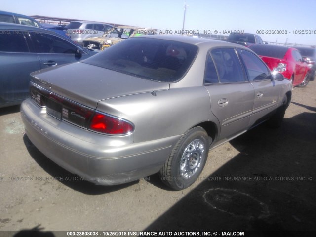 2G4WS52J931176184 - 2003 BUICK CENTURY CUSTOM TAN photo 4