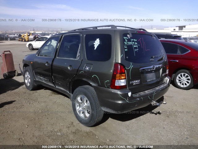 4F2YU09142KM64578 - 2002 MAZDA TRIBUTE LX/ES 绿色 照片 3