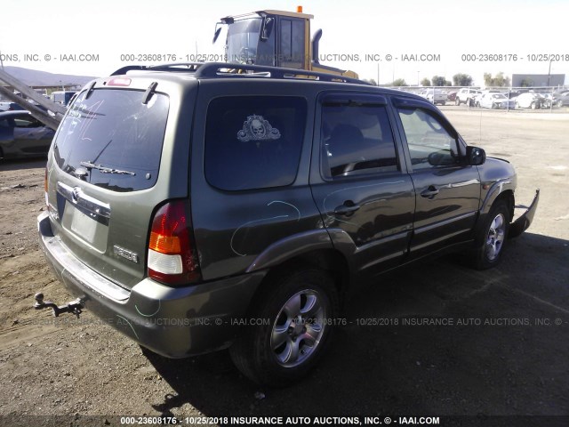 4F2YU09142KM64578 - 2002 MAZDA TRIBUTE LX/ES 绿色 照片 4