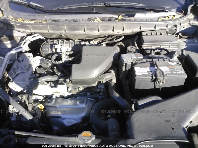 JN8AS58V09W178954 - 2009 NISSAN ROGUE S/SL GRAY photo 10