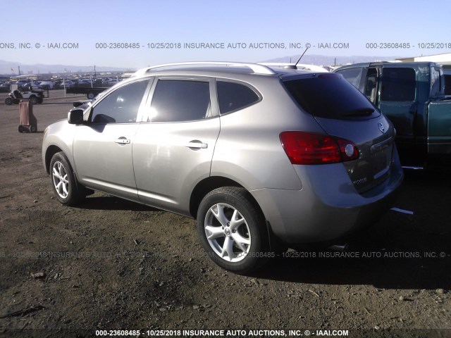 JN8AS58V09W178954 - 2009 NISSAN ROGUE S/SL GRAY photo 3