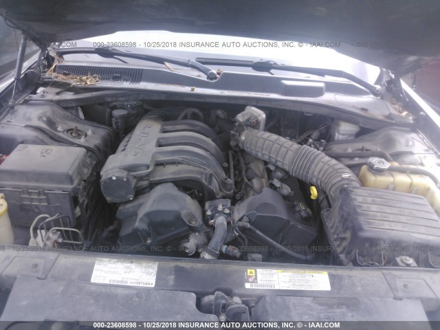 2C3KA43R88H319780 - 2008 CHRYSLER 300 LX BLACK photo 10